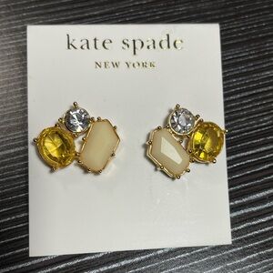 Kate Spade crystal cluster studs